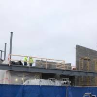 Jamie Hosford Football Center under construction, coming Spring 2019.